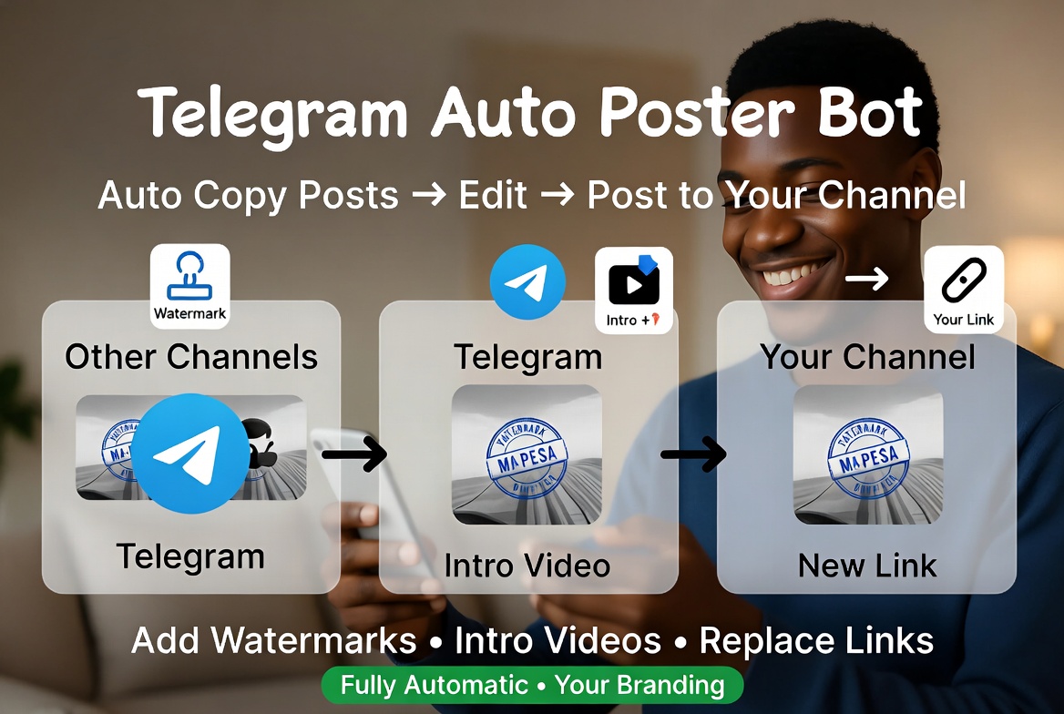 Telegram Auto Poster Bot ? | Auto Copy, Edit & Post to Your Channel